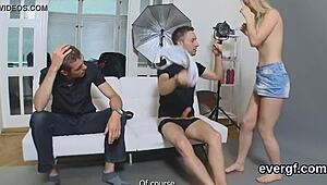 dirt poor guy lets hot mate fuck his lover for cash in hardcore threesome