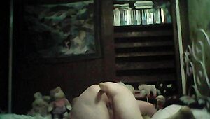 deep anal masturbation with dildo insertion