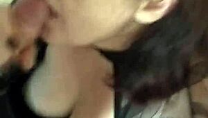 Feeling Rushed for a Quick Blowjob Before Heading to Work