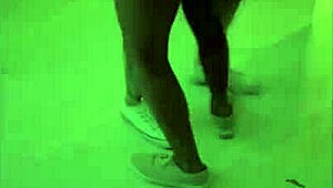 partied at the club and dragged that big guy to the motel for fun