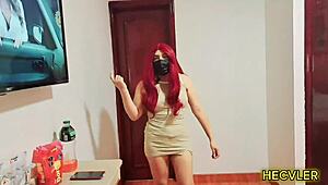 modeling for my friend in hotel, we get so aroused