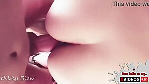 Hot closeup amateur doggy couple bareback sex from his point of view!