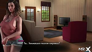 Treasure of Nadia: Milf Gives Jerk Off Instructions Before Anal Assfucking