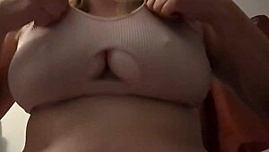 look at these big round tits bouncing freely