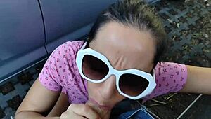 she starts sucking in broad daylight. wants to get pounded downtown with a voyeur watching us.