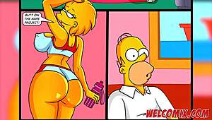 got the best tits and butts in simptoons simpsons hentai cartoons, huh?