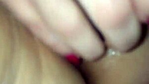 Big Black Cock Wife Masturbates And Squirts On Monster Cock