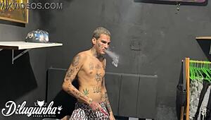 photographer seduces straight client into hardcore gay anal action