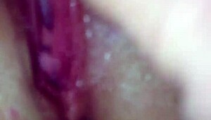 Big Black Cock Wife Masturbates And Squirts On Monster Cock