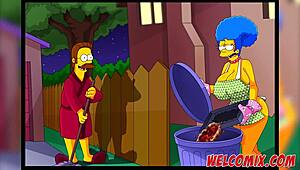 got the best tits and butts in simptoons simpsons hentai cartoons, huh?