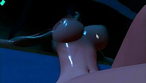 In this 3D chat game, two pornstars with big asses engage in sexy gameplay