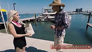 Brazilian blonde cutie cristi ann dominates with big tits