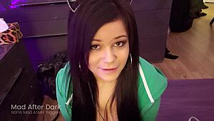 Hey, teen girlfriend sucks your cock in pov asmr blowjob 😘