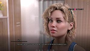 Wow! Vampire Prince Atlas Bangs Gina Doggy Style After Blowjob!