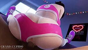 D va gets her wet pussy fucked hard