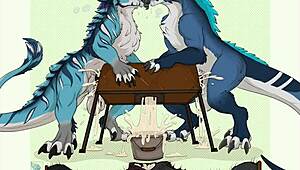 amazing gay furry frottage compilation!