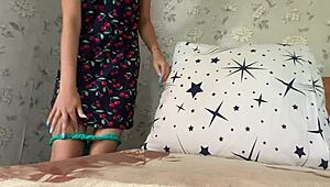 Wet clothes ripped off, dripping solo play teases with hidden surprises.