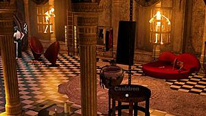 Lets play devils mansion with shaved pussy toys!