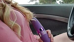 Caught masturbating in my car with a butt plug inserted.