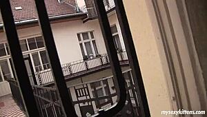 sexy dorothy gets her shaved slit fucked hard and cummed