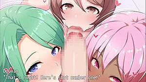 Twin Virgins in Geezer Hero RPG Get Deflowered