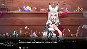 oh man, playing wanderer broken bed part 7, riding and licking in wild 3some