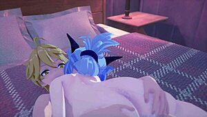 can i break ganyu from genshin impact in this 3d hentai cartoon?