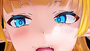 just saw elf radral anime getting wild in pov hentai