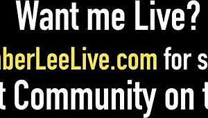 twerking cutie kimber lee loves milking cock while dancing