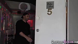 i fuked a teen thru the gloryhol and gived her a creampie, it wuz hot