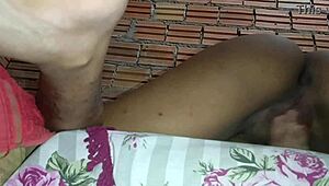 caught my wife masturbating, joined in and fucked her ass so good!