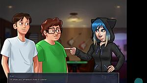 summertime saga episode 51 with cute small breasts