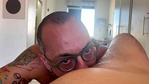 sucking derek allen's cock until cum in mouth
