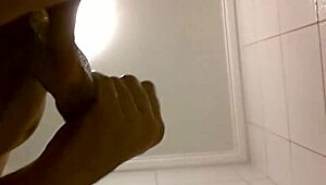 oil handjob leads to cum