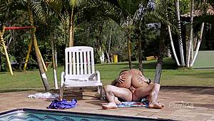 Marsha Love and Matheus Castro Share Intimate Outdoor Oral Action