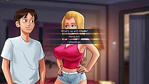 summertime saga 238 with erotic cartoon vibes 😏.