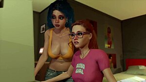 Hot Futa x Futa in Wild 3D Anal Action with Intense Cumshots