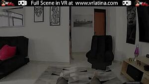 vrlatina shy teen first porn vr