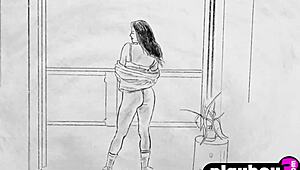 Hey, Alexandra Belle, why pose naked showing off that sexy petite ass and tits?