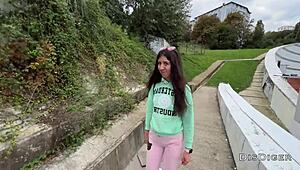 pick up public agent fucks beauty in bushes outdoor