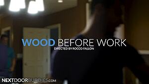 Nextdoorbuddies - Adorable Gay Lovers Flip Fuck Hard Before Work in Bareback Action