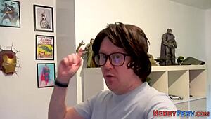 british whore tricked into sucking nerds cock for first time in pov blowjob