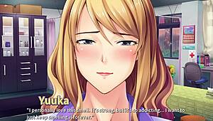 Mommy sensei teaches horny homework with a threesome blowjob in episode three.