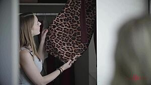 Serene Siren and Laney Grey dive into steamy lesbian scissoring and fingering