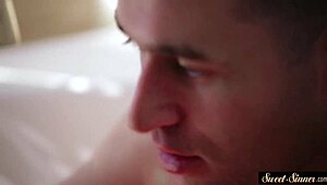 Descriptive Ebony Stepdaughter Nailed Hard in Bathroom Roleplay