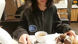 Outdoor Orgasm for Friend with Lovense Lush via My Phone Control