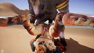 Wild Gay Furrys Engage In Intense Yiff Action