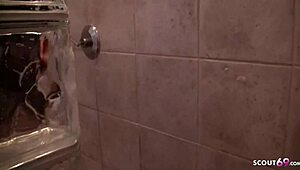 Petite redhead girlfriend Alexis, 18, handles huge cock in amateur sextape