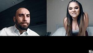 Sexy Teen Athena Faris Can't Control Herself! She Masturbates with Fingering