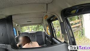 redhead eurobabe gettin screwed by fake driver outdoors